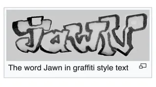 Jawn (Philadelphia Slang) meme card, common rarity