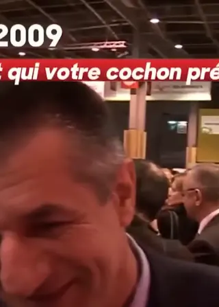 Carte meme Mon cochon préféré, c'est mon épouse, rareté rare