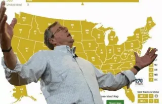 Jeb Wins / Jeb Bush Flawless Victory meme card, rare rarity