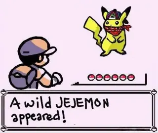 Jejemon meme card, rare rarity