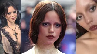 Jenna Ortega's "Wednesday" Premiere Look / Buccal Fat Removal Surgery Rumors meme card, common rarity