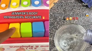 "Jennifer's Body" 99% Accurate meme card, common rarity