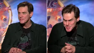 Jim Carrey Turning Into "The Grinch" meme card, common rarity