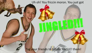 Jingled meme card, common rarity