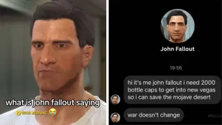 John Fallout meme card, common rarity