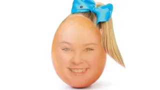 Carte meme JoJo Siwa Egg, rareté commune
