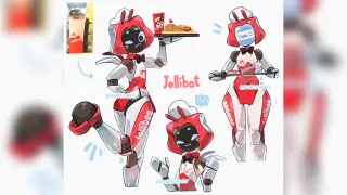 Jollibot meme card, common rarity
