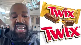 Kanye vs. Twix meme card, common rarity