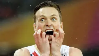 Karsten Warholm's World Championships Reaction meme card, common rarity