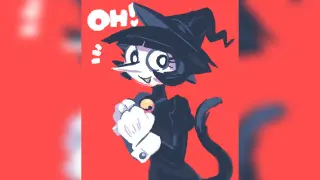Katya the Witch meme card, common rarity