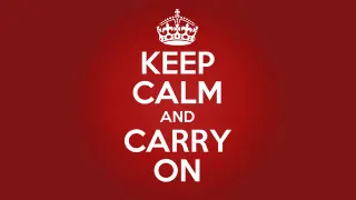 Carte meme Keep Calm and Carry On, rareté légendaire