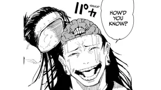 Kenjaku's Brain Reveal / "How'd You Know?" meme card, common rarity