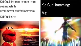 Carte meme Kid Cudi Humming, rareté commune