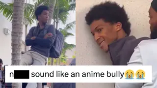Kid With Anime Voice Fight Video meme card, common rarity