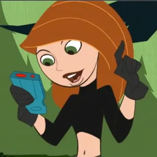 Kim Possible meme card, common rarity