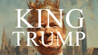 King Trump meme card, common rarity