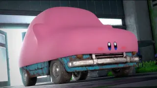 Kirby's Mouthful Mode meme card, common rarity