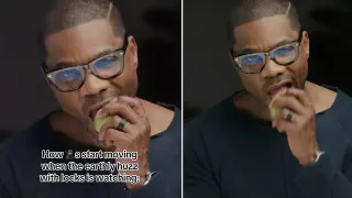 Kirk Franklin Eating an Apple meme card, common rarity