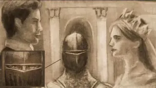 Knight and Princess Trend / Knight Crying at Wedding meme card, common rarity