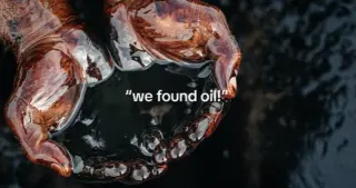 Knock Knock Motherfucker It's the United States of America / We Found Oil meme card, common rarity