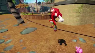Knuckles' Infinite Jump meme card, common rarity
