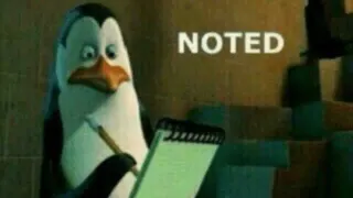 Kowalski "Noted" meme card, common rarity