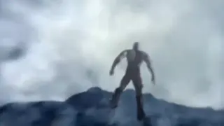 Kratos Falling meme card, rare rarity