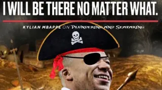Kylian Mbappe's "I Will Be There No Matter What" meme card, rare rarity