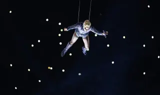 Lady Gaga's Halftime Show meme card, common rarity