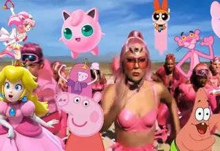 Lady Gaga's "Stupid Love" meme card, common rarity
