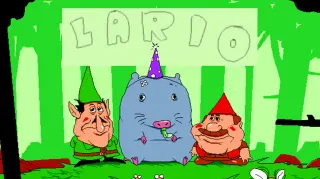 Lario (Pizza Tower) meme card, rare rarity