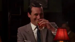 Laughing Don Draper meme card, common rarity