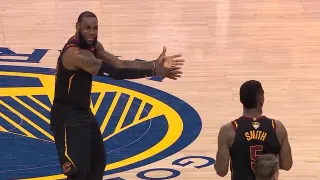 LeBron James's NBA Finals Reaction meme card, common rarity