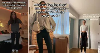Legging Legs meme card, common rarity