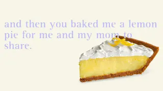 Lemon Pie Story meme card, common rarity