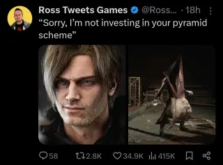 Leon S. Kennedy's One-Liners meme card, common rarity
