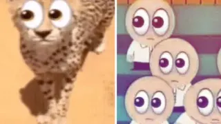 Let's Take a Look 👀 / Noticing 👀 meme card, common rarity