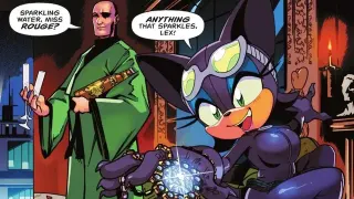 Carte meme Lex Luthor x Rouge the Bat, rareté commune