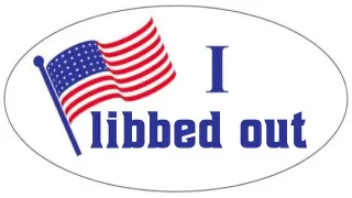 Libbing Out / Lib Out meme card, common rarity