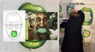 Lime Lips meme card, rare rarity