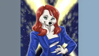 Lindsay Lohan's Furry NFT meme card, common rarity