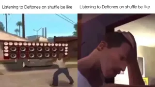 Listening to X on Shuffle Be Like meme card, common rarity