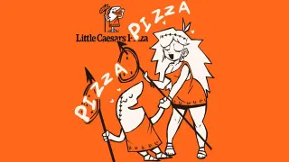 Little Caesar and Big Cleopatra meme card, common rarity