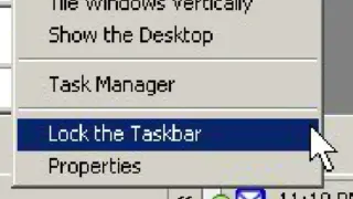 Lock the Taskbar meme card, common rarity