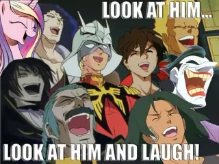 Look At Him And Laugh meme card, common rarity