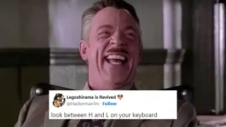 Look Between Letters On Your Keyboard meme card, common rarity