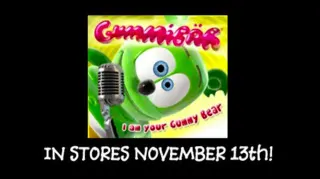 Look for the Gummy Bear Album in Stores on November 13th meme card, common rarity
