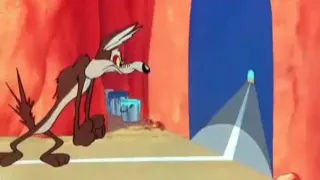 Looney Tunes Painted Tunnel On A Wall Gag meme card, common rarity