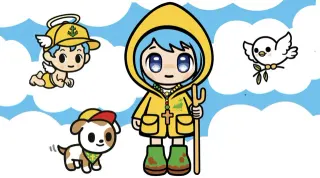 Luce the Vatican's Anime Mascot meme card, rare rarity