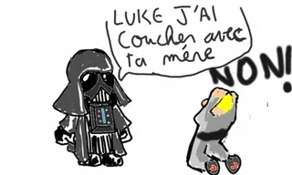 Carte meme Luke, je suis ton père, rareté légendaire